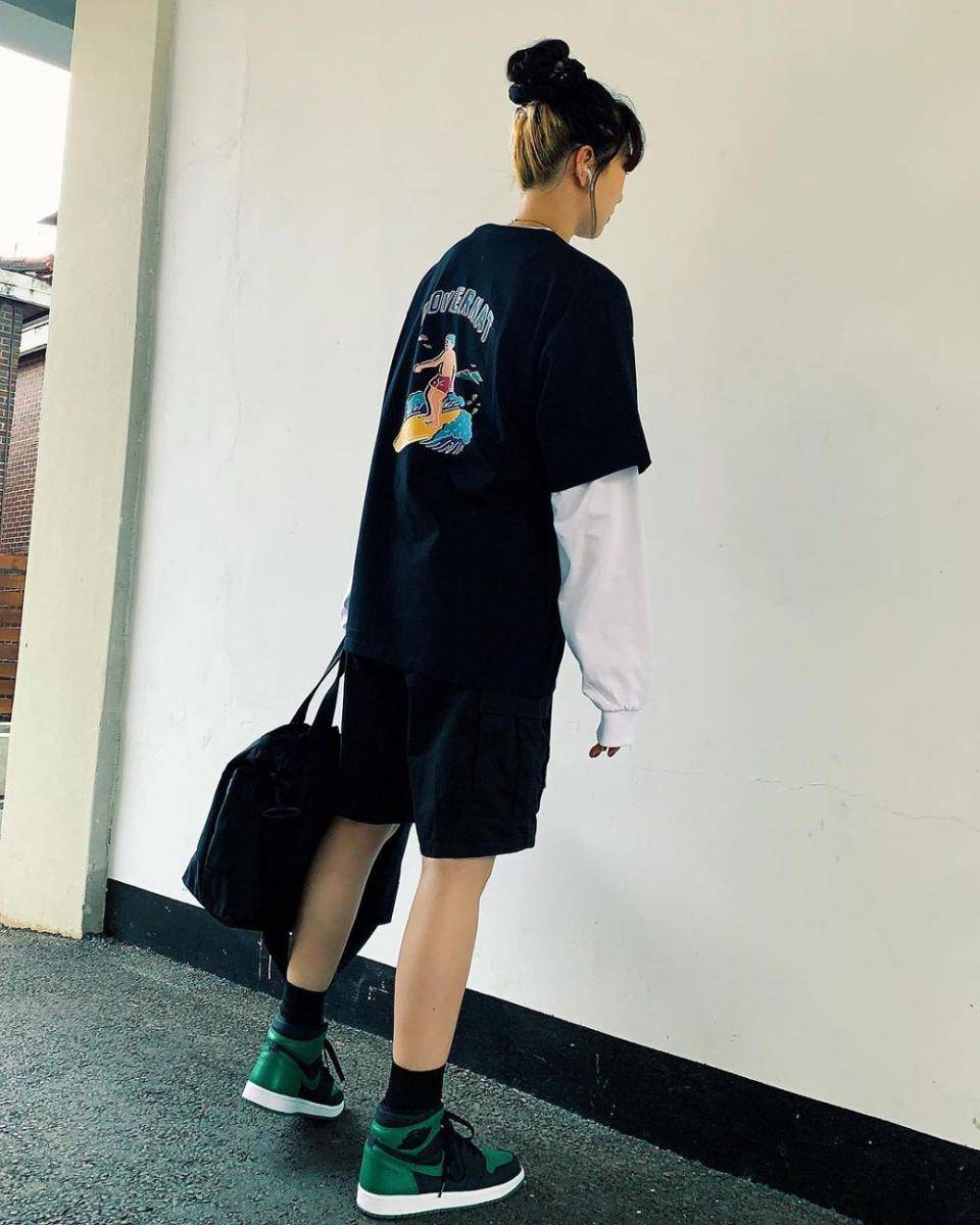 outfit street style ala Bada Lee (instagram.com/badalee__)