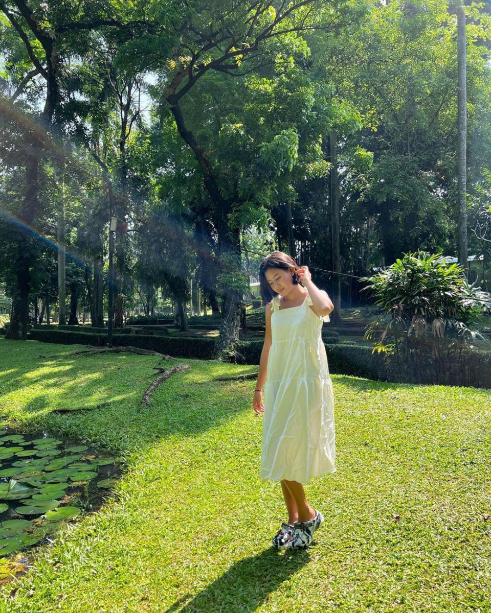 ide outfit buat ke pesta ulang tahun (instagram.com/sheninacinnamon)