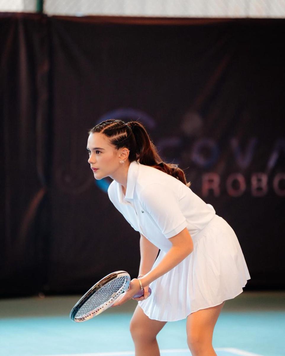 potret Audi Marissa tanding tenis di TBL (instagram.com/audimarissa)