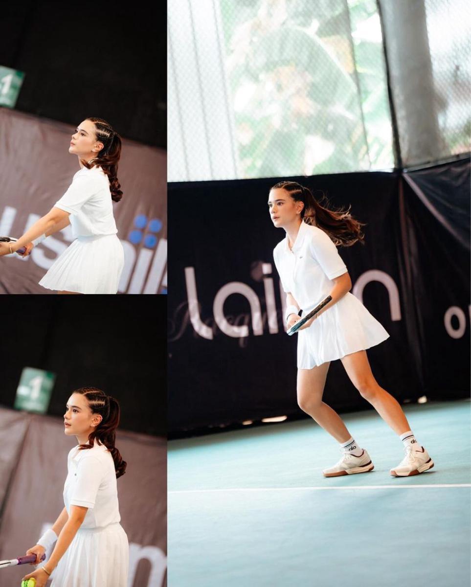 potret Audi Marissa tanding tenis di TBL (instagram.com/audimarissa)