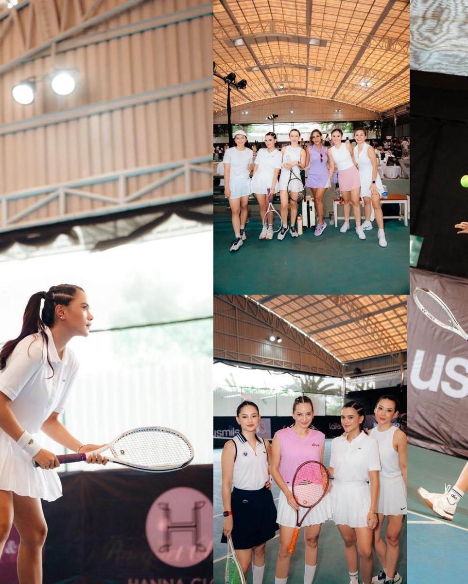 potret Audi Marissa tanding tenis di TBL (instagram.com/audimarissa)