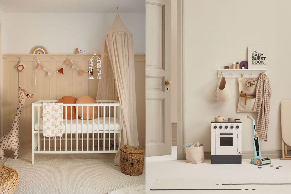 13 Ide Desain Kamar Tidur Bayi Perempuan Warna Netral, Kalem Banget!