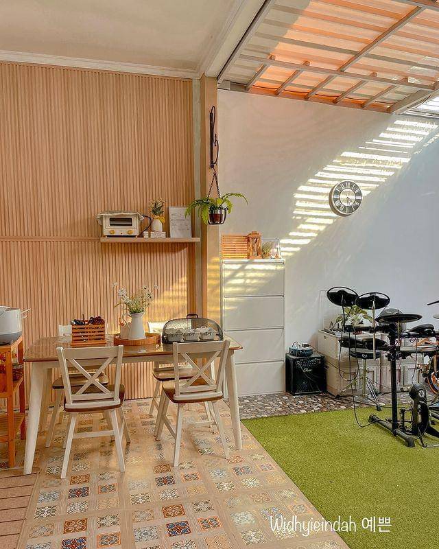 Inspirasi rumah LT 144 LB 66 bergaya Korea (Instagram.com/widhyieindah)