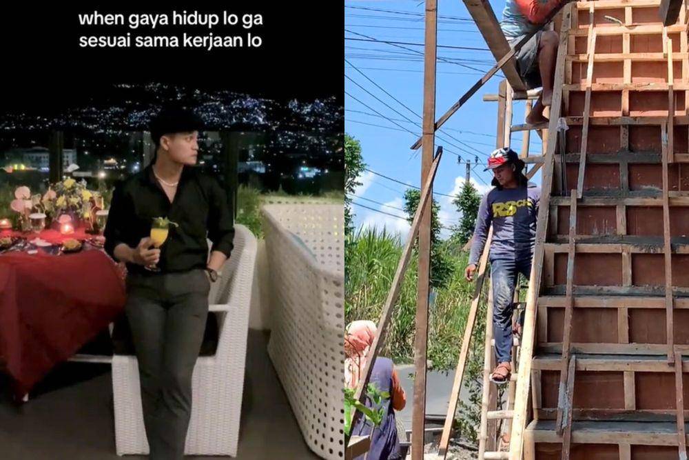 Tren 'Ketika Gaya Hidup Gak Sesuai sama Kerjaan' (TikTok.com/adamfirrrman)