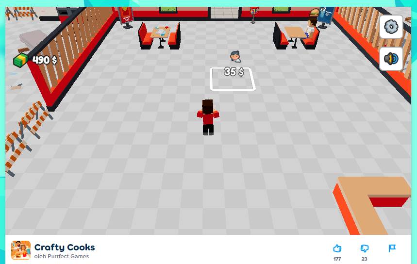 Games memasak Crafty Cooks. (Poki.com)