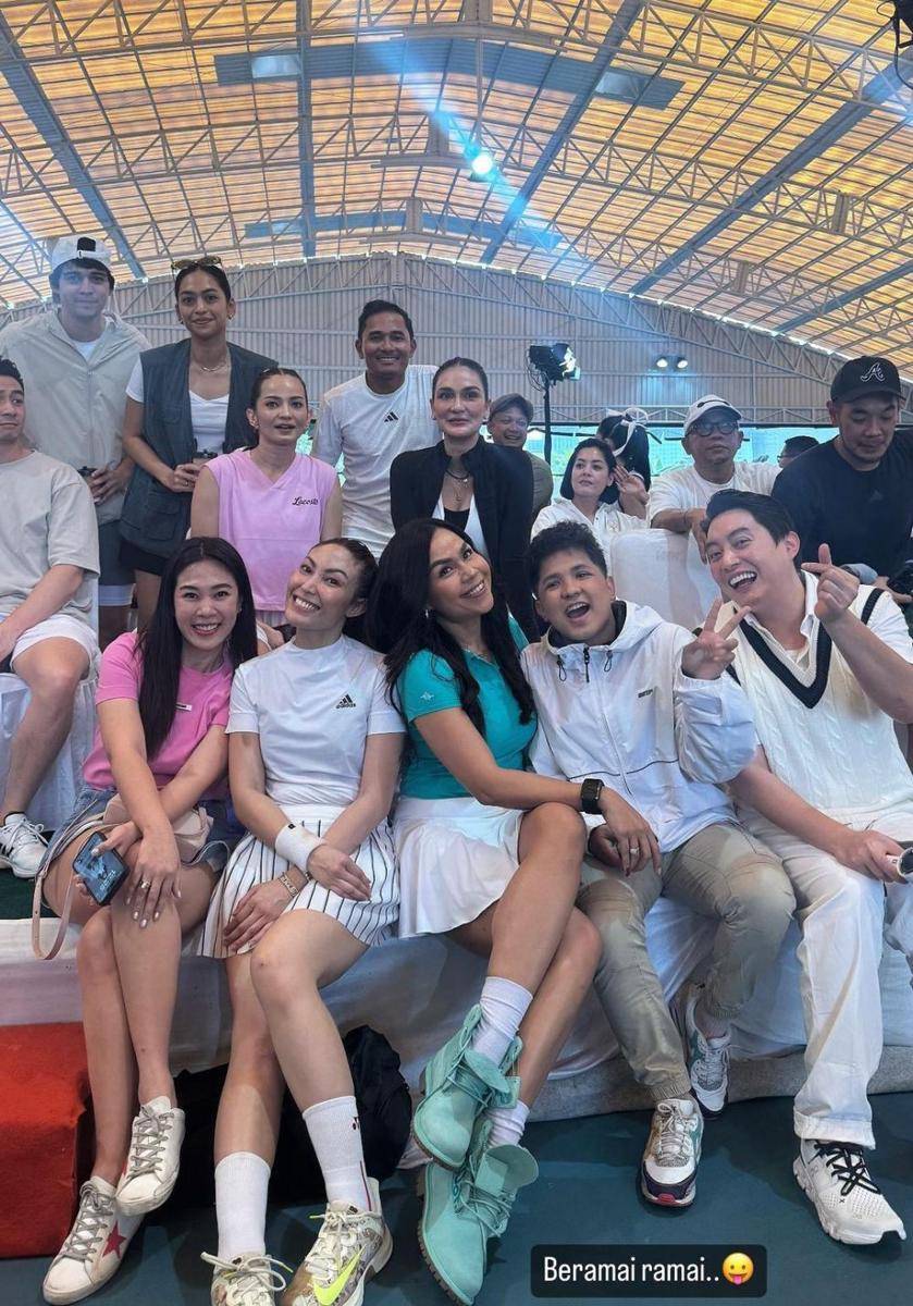Artis di Tenis Bareng Luna (instagram.com/melaney_ricardo)