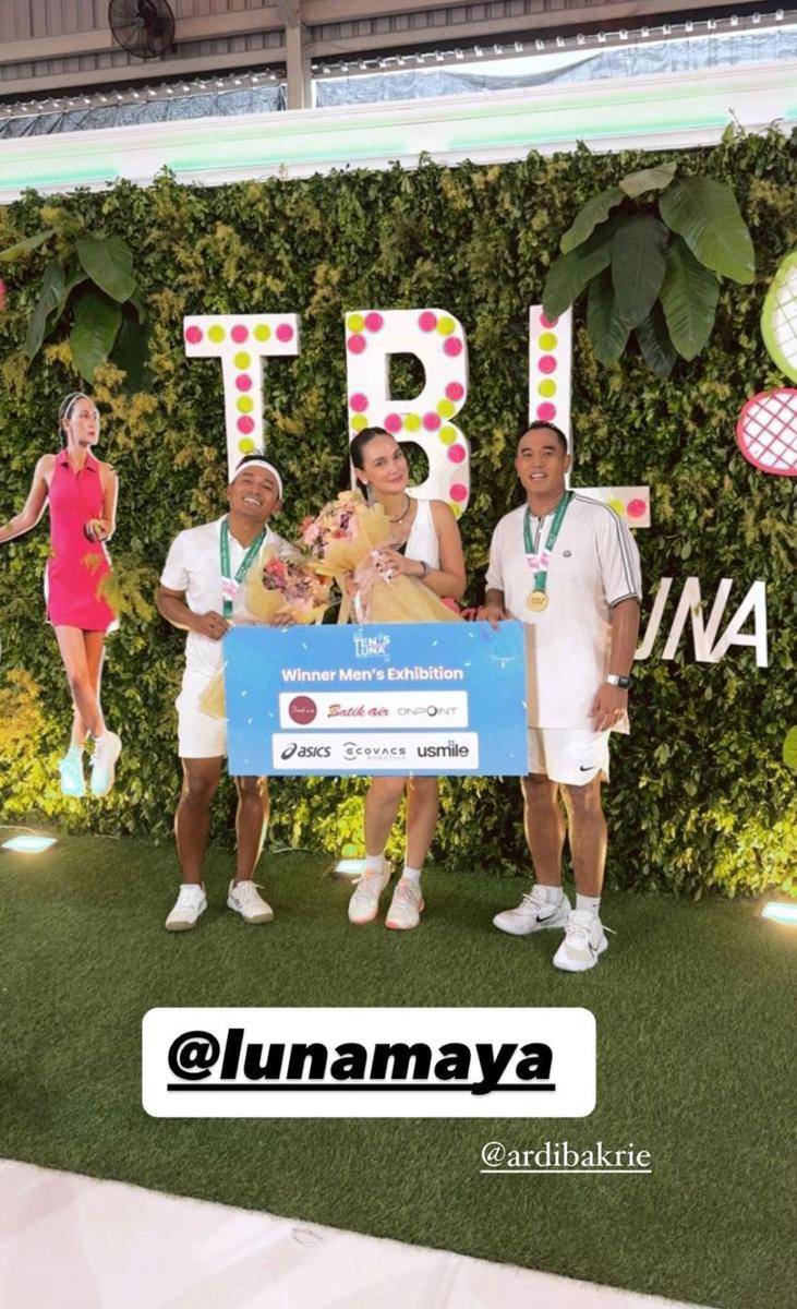 Artis di Tenis Bareng Luna (instagram.com/ramadhaniabakrie)