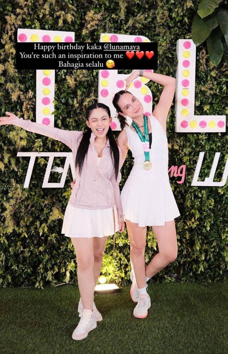 Artis di Tenis Bareng Luna (instagram.com/rachelvennya)