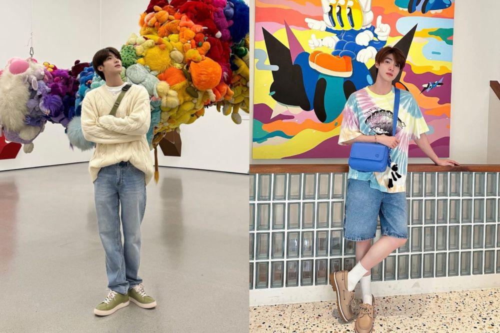 7 Inspirasi Art Museum Date Outfit ala Aktor Blue Pongtiwat, Maskulin!