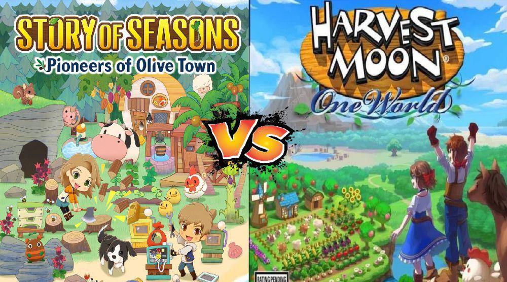 Story of Seasons: Pioneers of Olive Town Vs. Harvest Moon: One World (dok. Marvelous/Story of Seasons: Pioneers of Olive Town | dok. Natsume Inc./Harvest Moon: One World)
