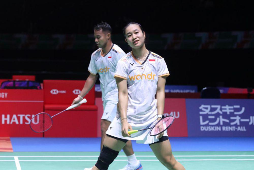 Rehan Naufal Kusharjanto/Lisa Ayu Kusumawati di Japan Open 2024 (pbsi.id)