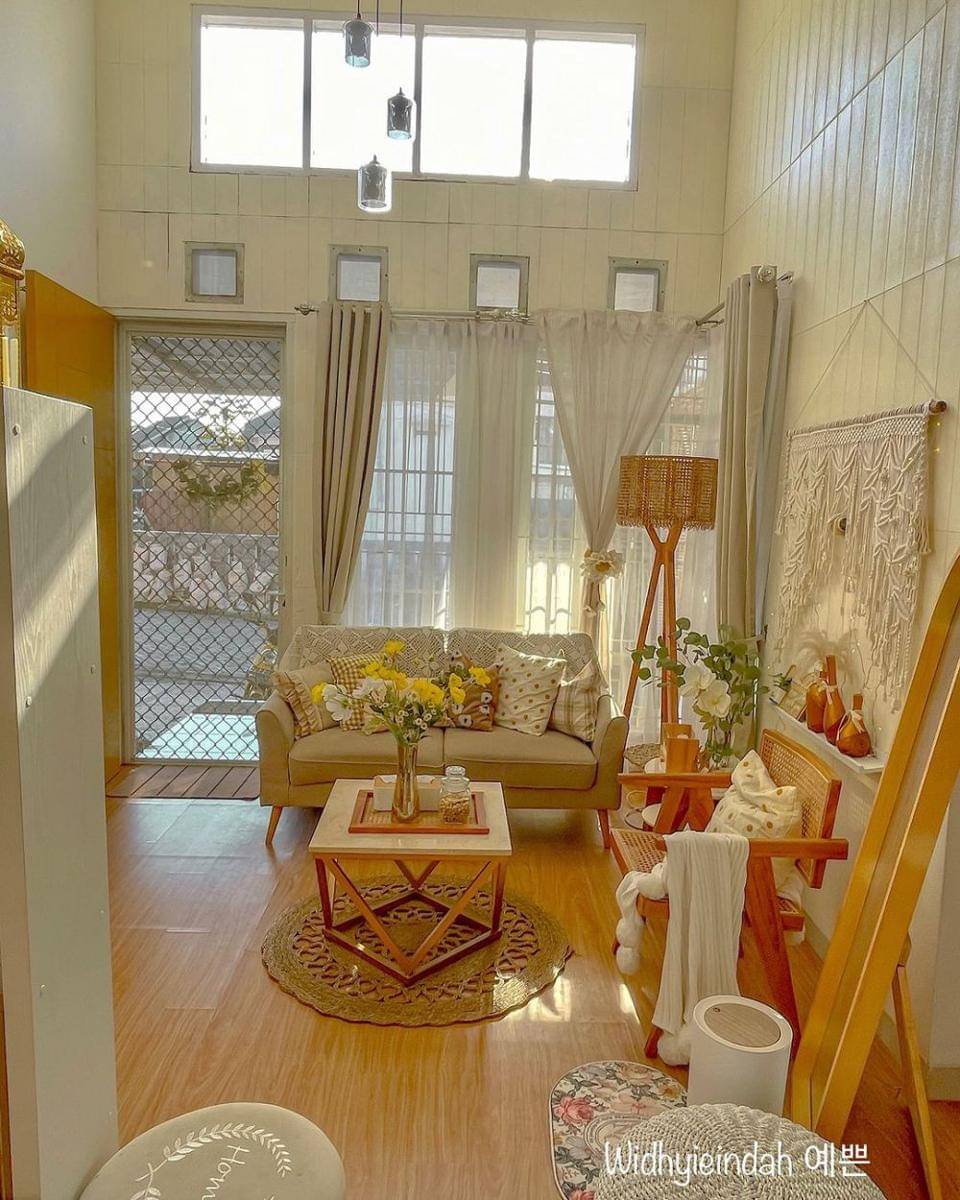 Inspirasi rumah LT 144 LB 66 bergaya Korea (Instagram.com/widhyieindah)