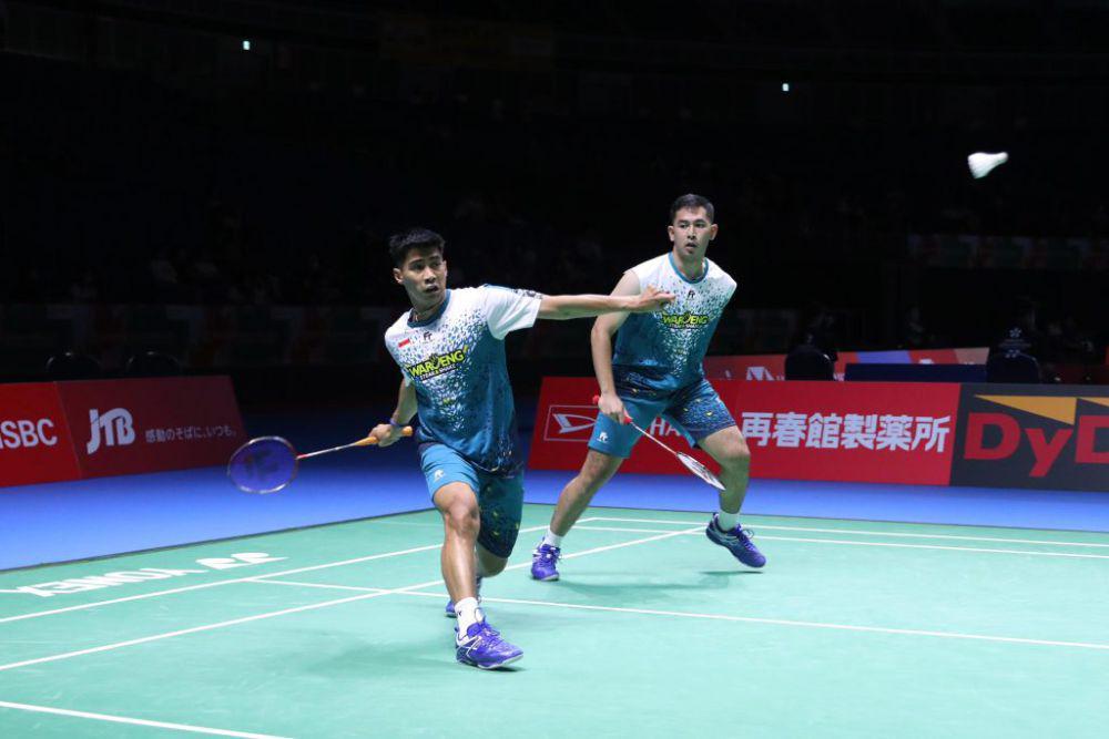 Sabar Karyaman Gutama/Moh Reza Pahlevi Isfahani di Japan Open 2024 (pbsi.id)