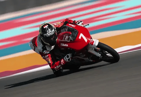 Ilustrasi balapan GP Moto3 (Astra Honda Racing Team)