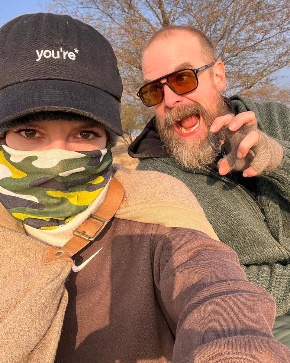 Lily Allen dan David Harbour (instagram.com/lilyallen)