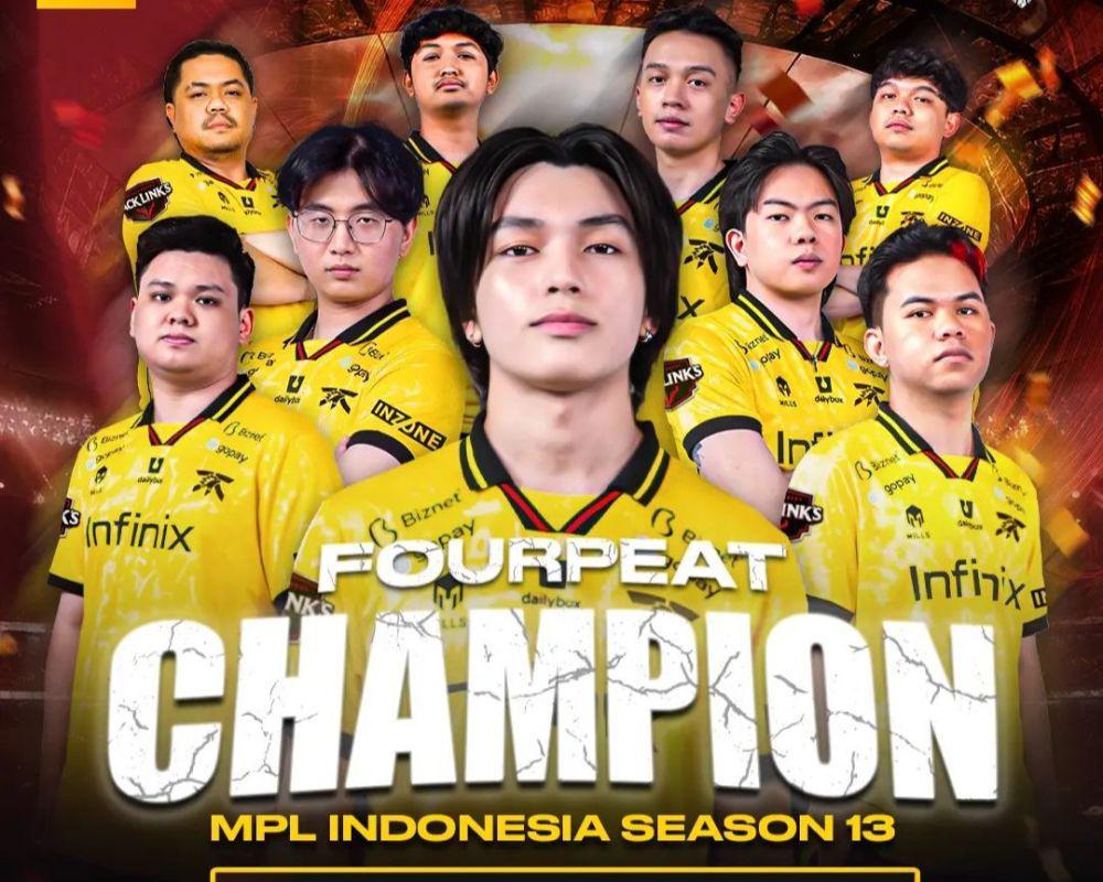 Fnatic Onic saat di MPL ID Season 13 (instagram.com/onic.esports)