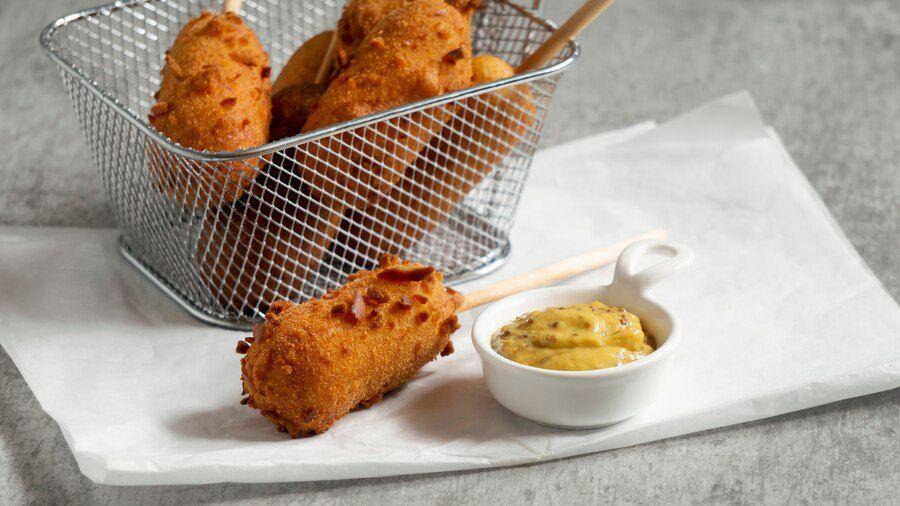 Ilustrasi corn dog (freepik.com/freepik)