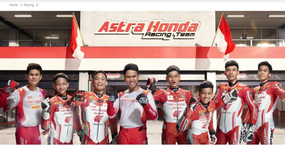 Ilustrasi balapan GP Moto3 (Astra Honda Racing Team)