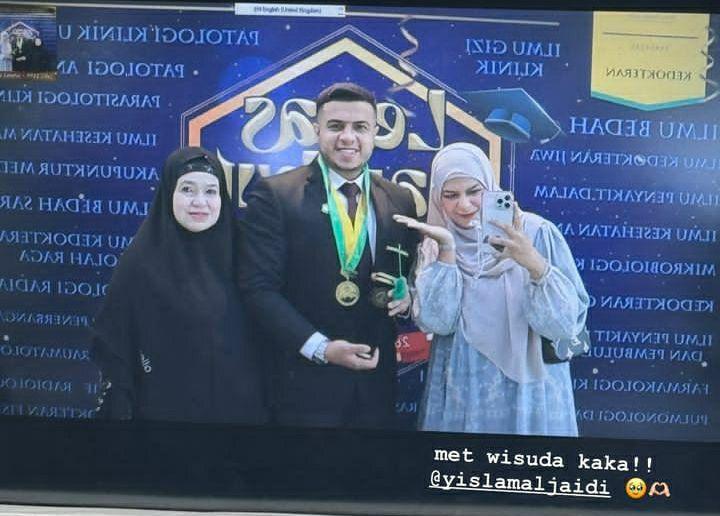 potret Yislam Jaidi di acara pelepasan lulusan dokter spesialis UI (instagram.com/dillaljaidi)