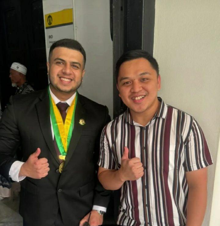 potret Yislam Jaidi di acara pelepasan lulusan dokter spesialis UI (instagram.com/anthonio_bl)