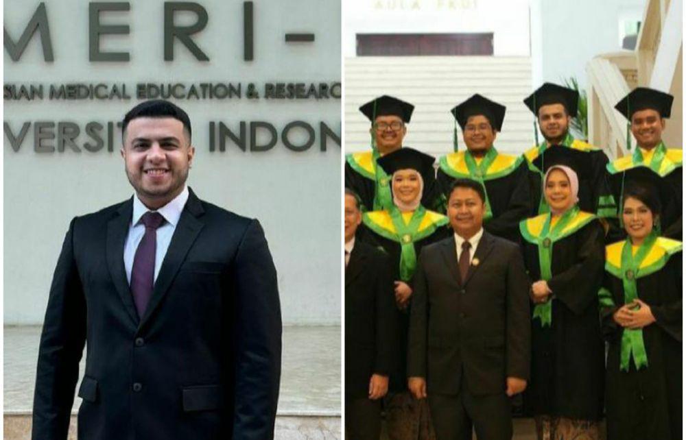 potret Yislam Jaidi di acara pelepasan lulusan dokter spesialis UI (instagram.com/yislamaljaidi) | potret Yislam Jaidi di acara pelepasan lulusan dokter spesialis UI (instagram.com/kelakarfkui)