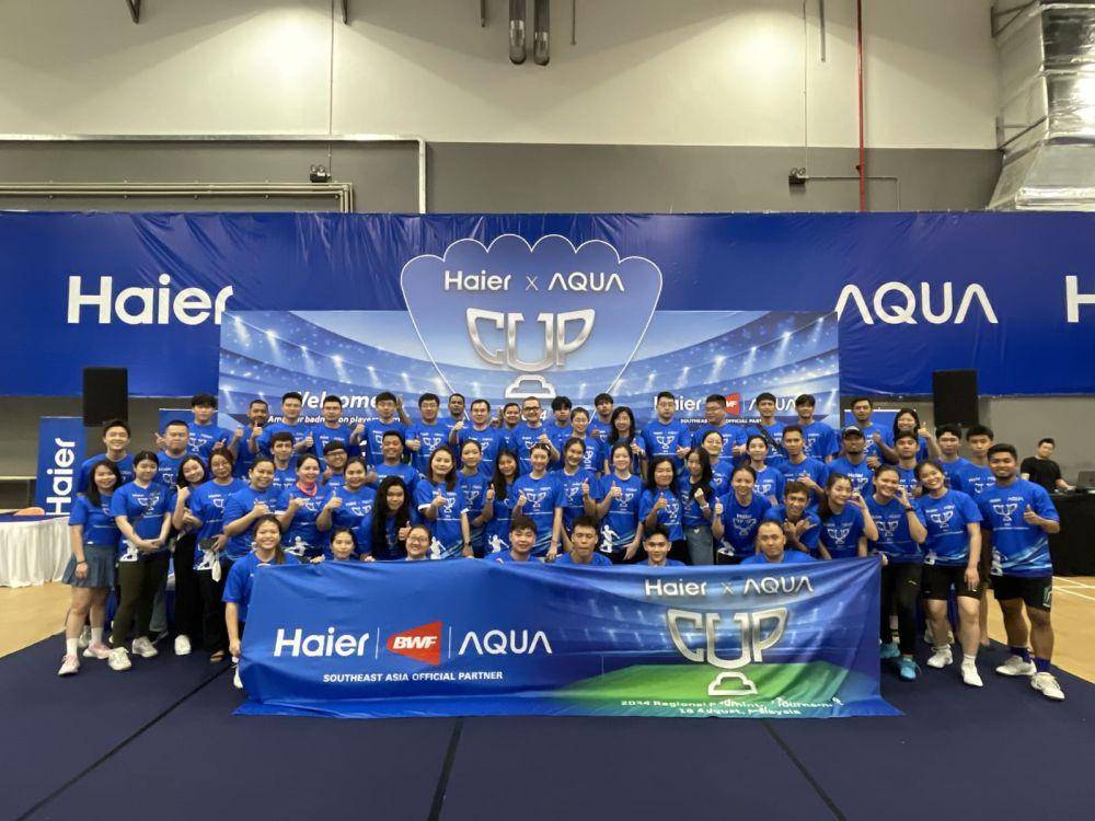 Tim Aqua Indonesia di Regional Badminton Tournament 2024. (Dok. Aqua)