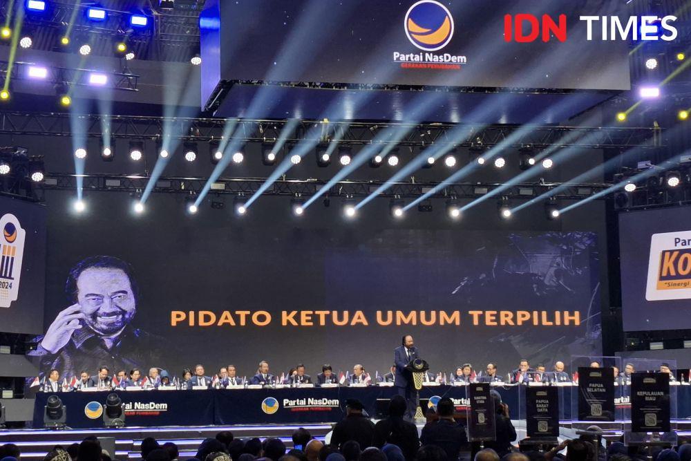Surya Paloh Kembali Jadi Ketua Umum Partai NasDem