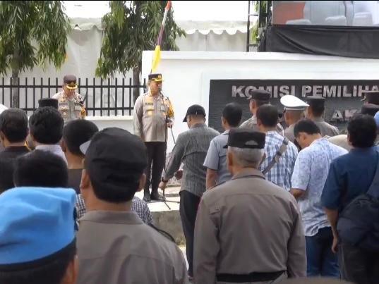 375 Personel Gabungan Dikerahkan Amankan Pendaftaran Pilkada Makassar