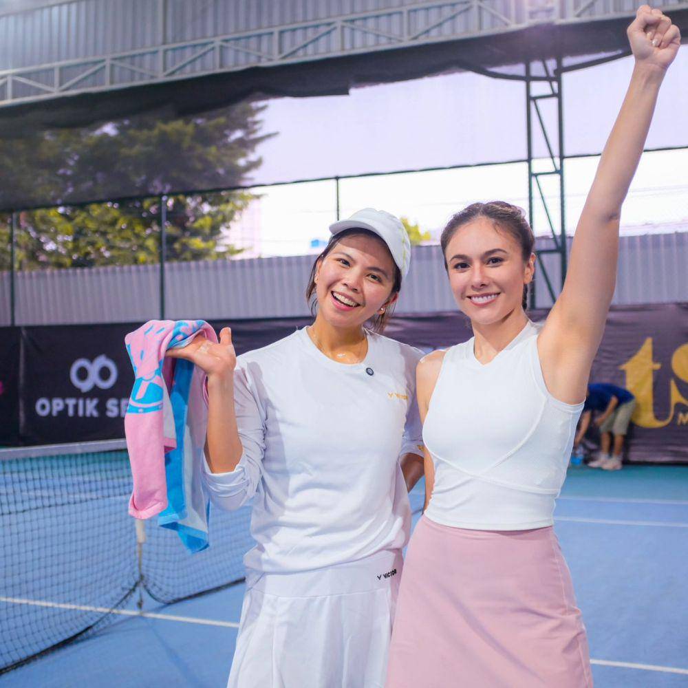 potret Wulan Guritno juara tenis di ulang tahun Luna Maya (instagram.com/wulanguritno)