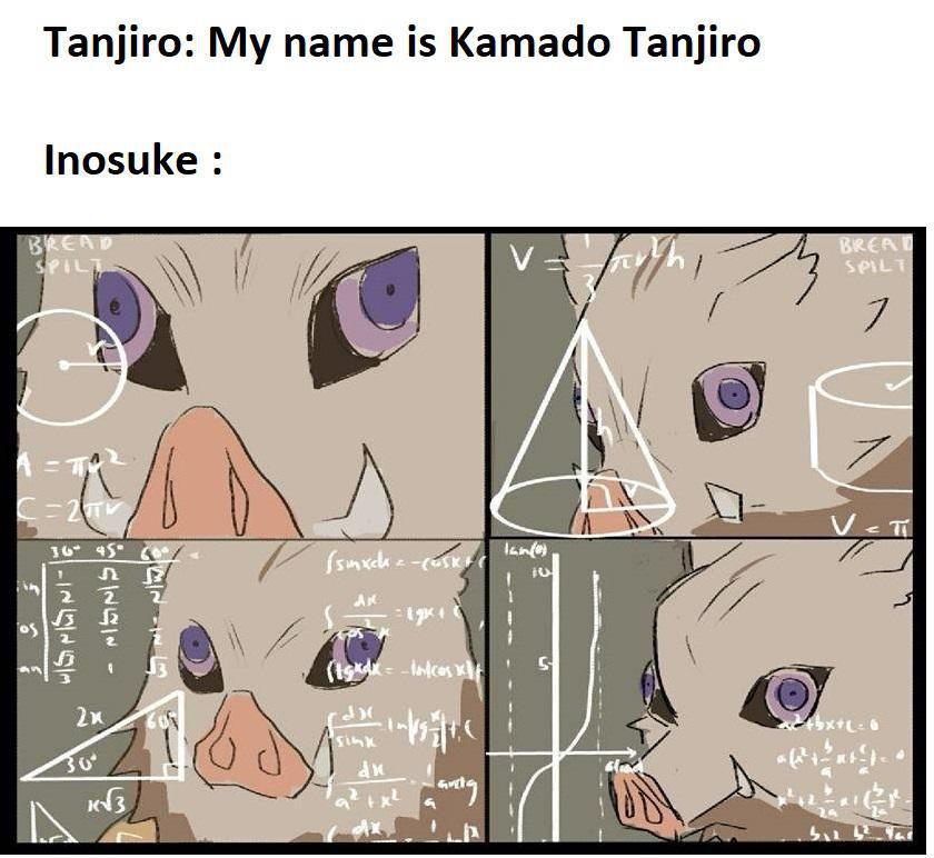 potret meme Inosuke (reddit.com/user/Ankrooz)