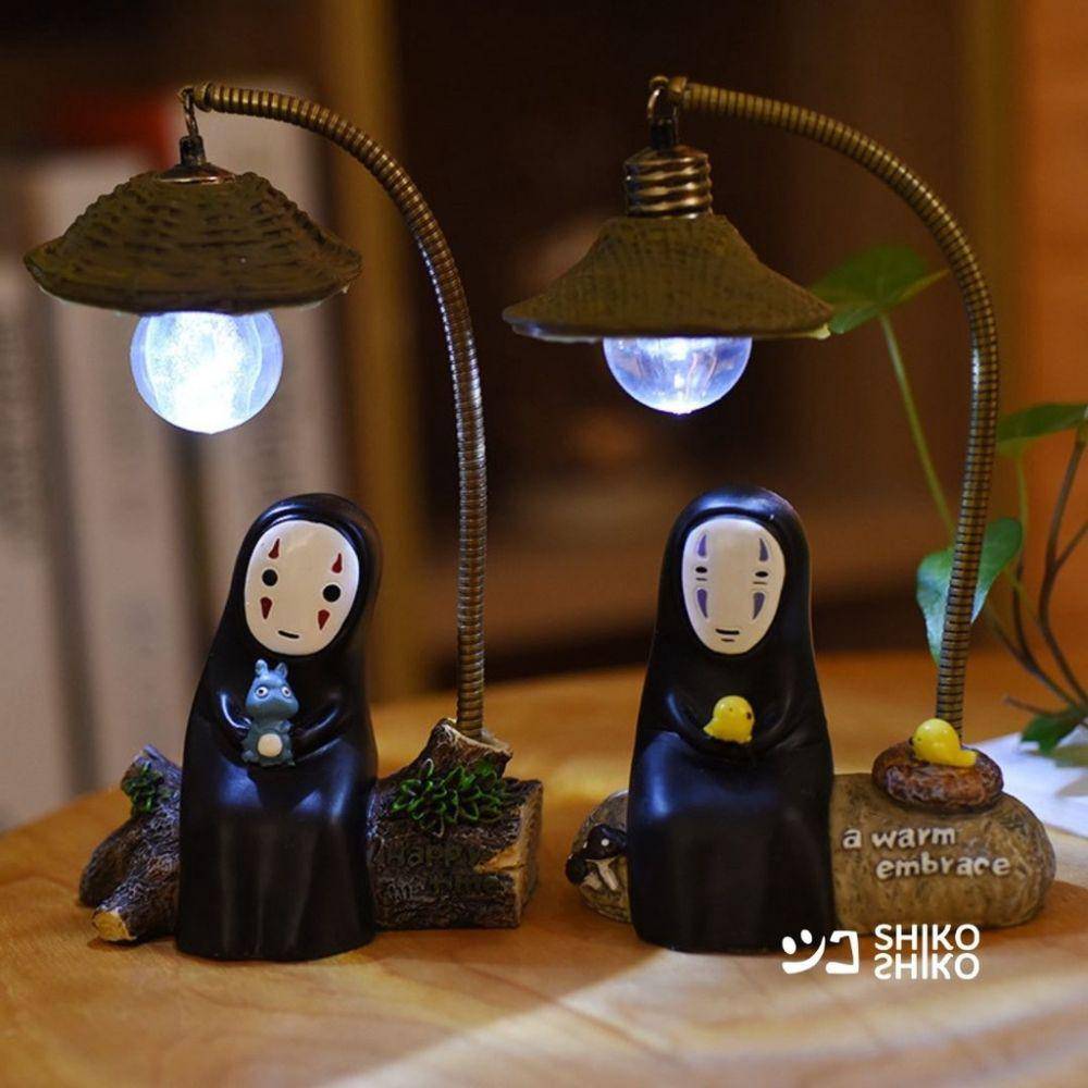 Ilustrasi dekorasi rumah tema Ghibli Totoro (Shopee/Shikoshiko)