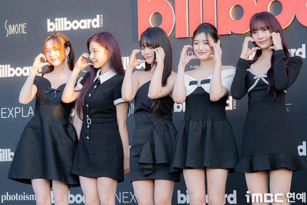 potret FIFTY FIFTY di Billboard K Power 100 (x.com/imbc_news)