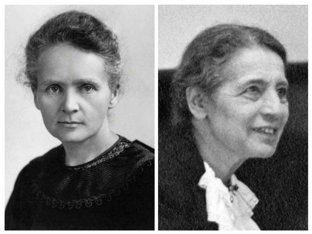 potret Marie Curie dan Lise Meitner (berbagai sumber)