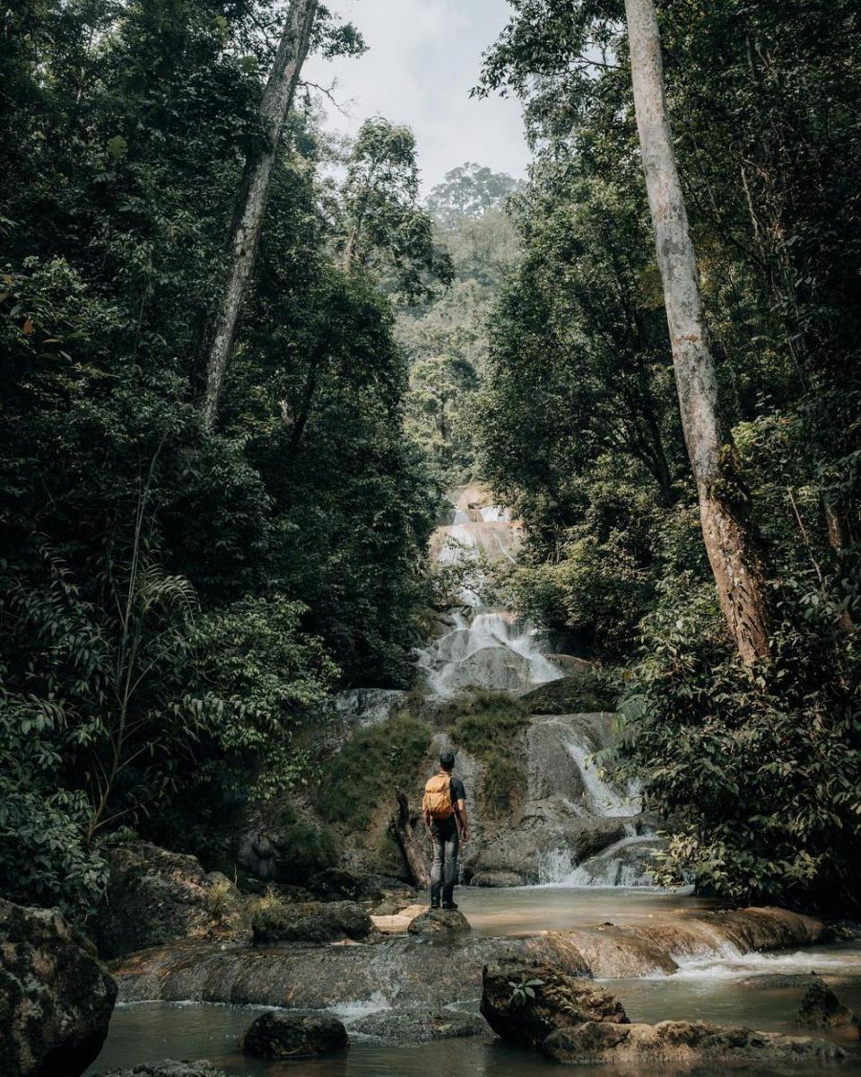potret beberapa curug bertingkat di kawasan Wisata Curug Bijijilan (instagram.com/assap)
