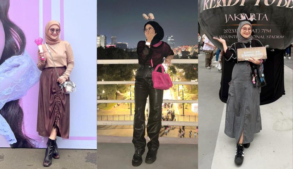 10 Ragam Pilihan Outfit Konser ala Astrisyanti, Tak Pernah Gagal!