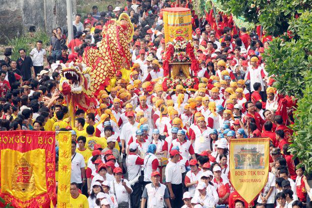 Gotong Toapekong Khas Cina Benteng Ditetapkan Jadi Warisan Budaya