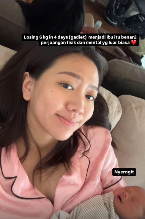 potret perdana anak Shanju dan Jojo (Instagram.com/shanju)