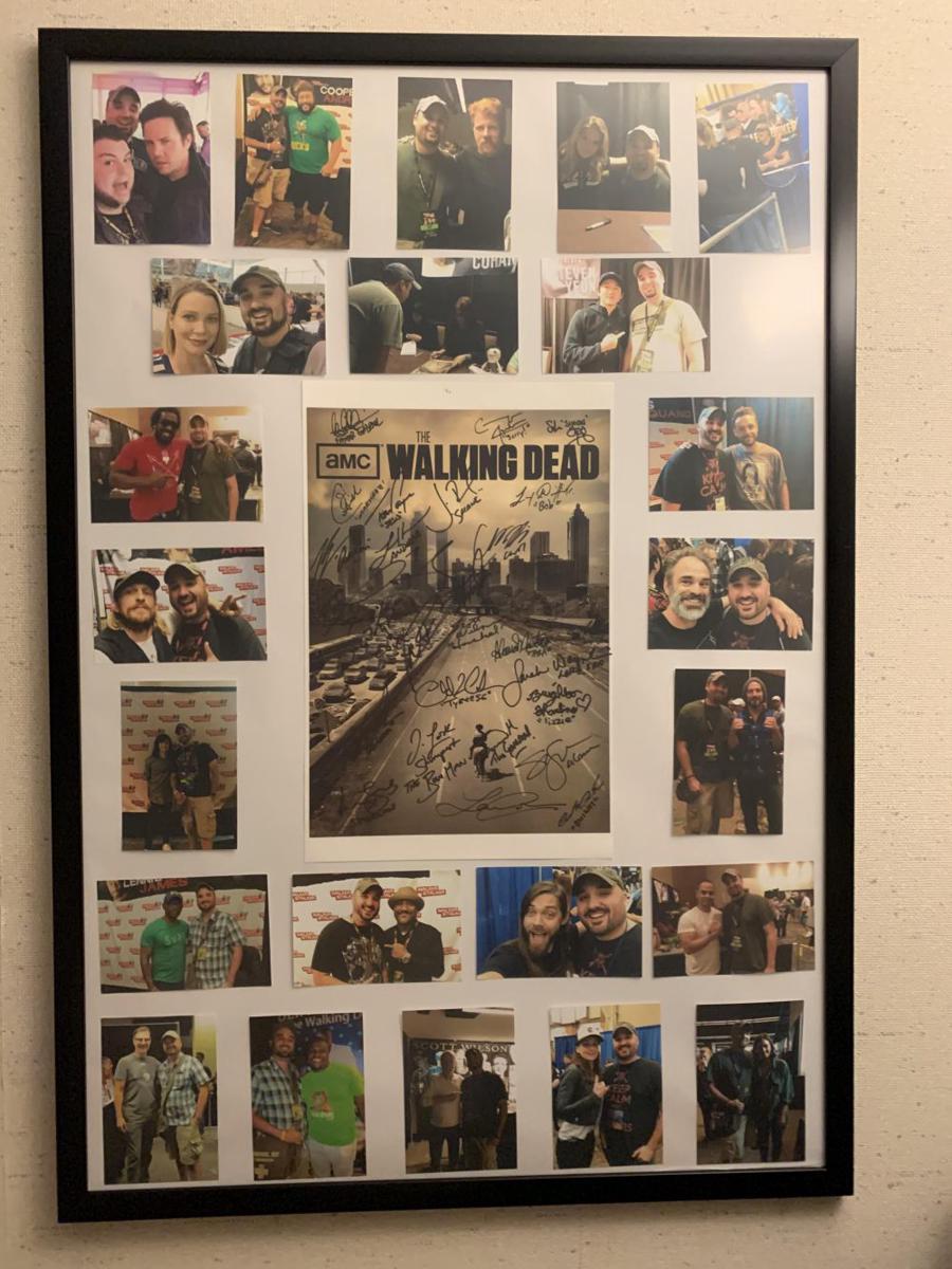 potret koleksi The Walking Dead (reddit.com/user/Teddybru)