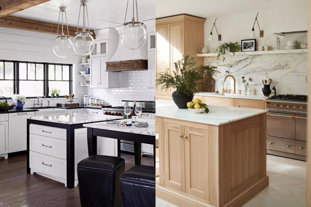 ide desain dapur minimalis kombinasi warna netral (bhg.com) | (homesandgardens.com)