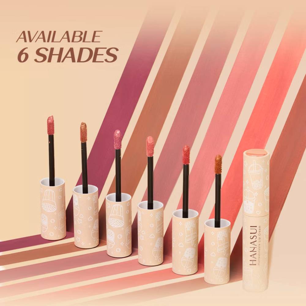 Hanasui Mattedorable Lipcream Boba Edition (shopee.co.id/hanasui_official)