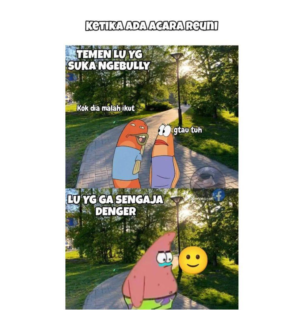 meme perundungan (instagram.com/wkwkland_real)