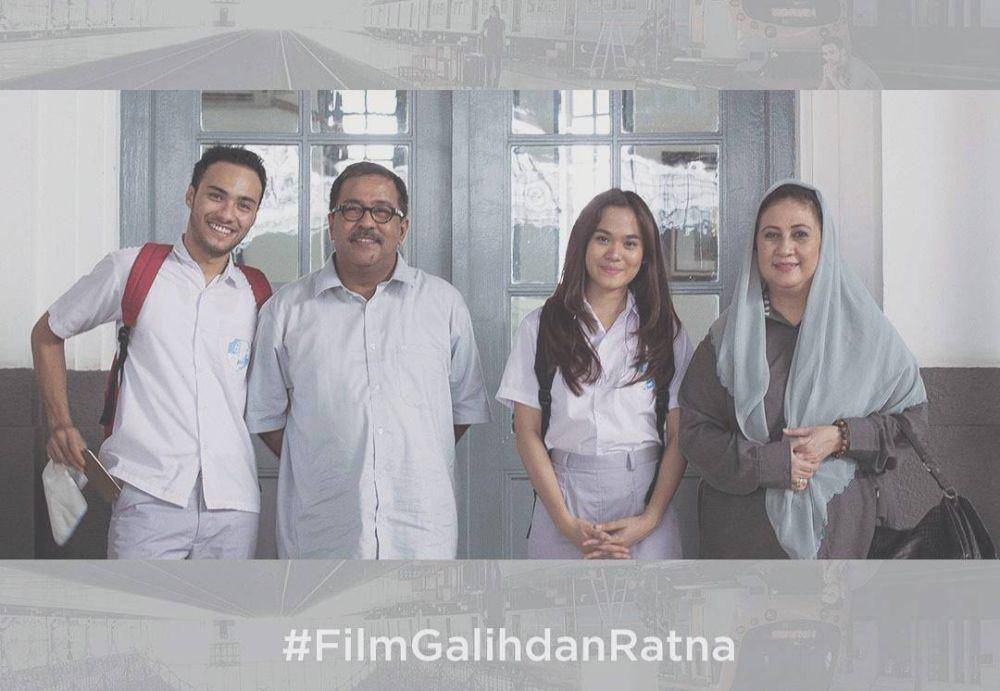 potret para pemain film Galih dan Ratna versi lawas dan modern. (instagram.com/filmgalihdanratna)