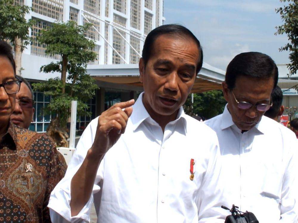 Presiden RI Joko Widodo saat mengunjungi RSUP dr. Sardjito. (IDN Times/Tunggul)