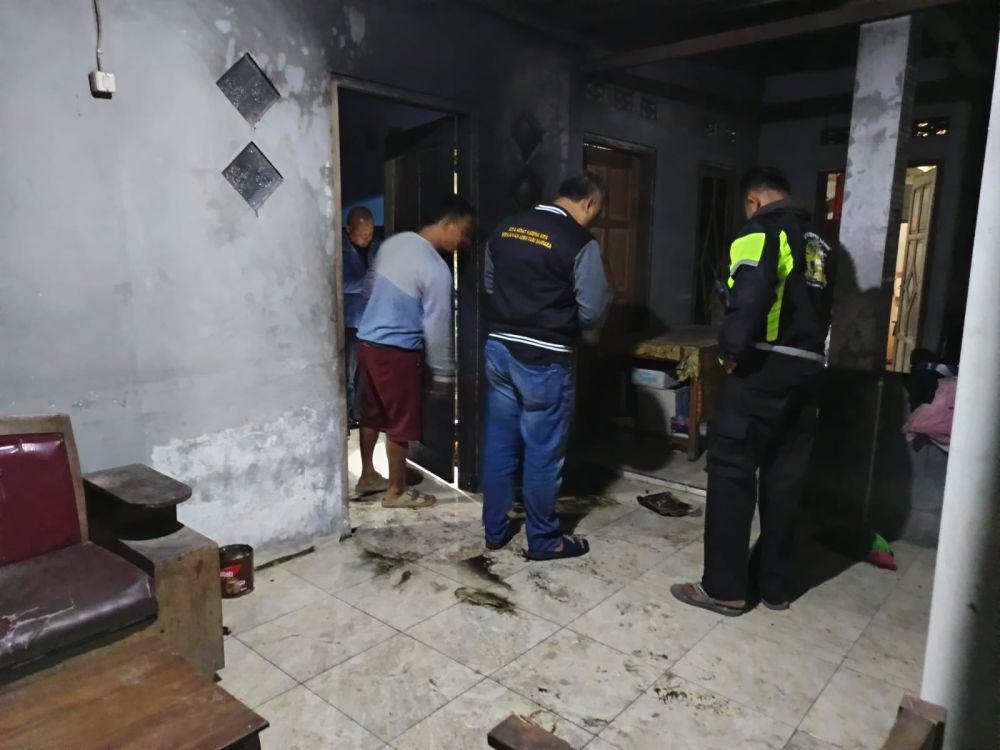 Rumah Anak dan Orangtua di Bantul Dilempar Bom Molotov