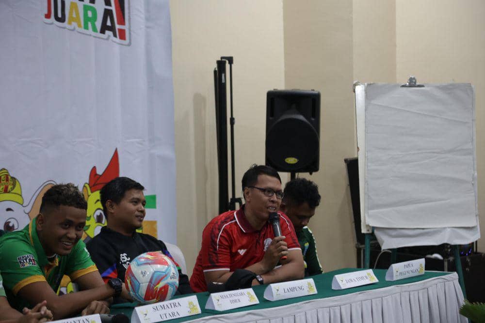 Pelatih futsal PON Jawa Timur (dok.media futsal PON)
