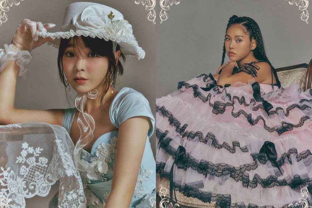 potret Seunghee dan Mimi OH MY GIRL di mini album Dreamy Resonance (instagram.com/wm_ohmygirl)