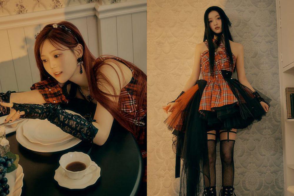 potret Hyojung dan YooA OH MY GIRL di mini album Dreamy Resonance (instagram.com/wm_ohmygirl)