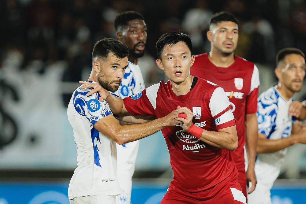 Persis Solo dalam laga menghadapi PSIS Semarang pada laga pekan ke-2 Liga 1 Indonesia 2024/2025. (instagram.com/persisofficial)