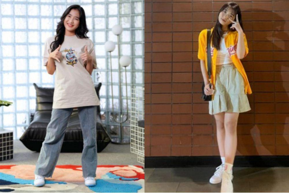 Referensi Padanan Outfit Oniel JKT48, Gaya Basic yang Timeless