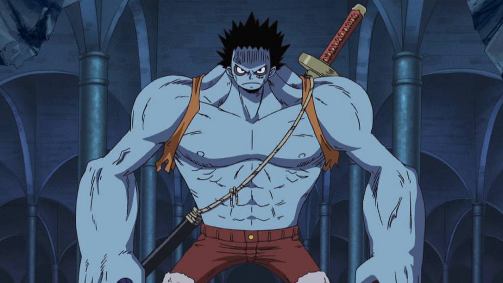 Luffy berwujud zombi. (dok. Toei Animation/One Piece)